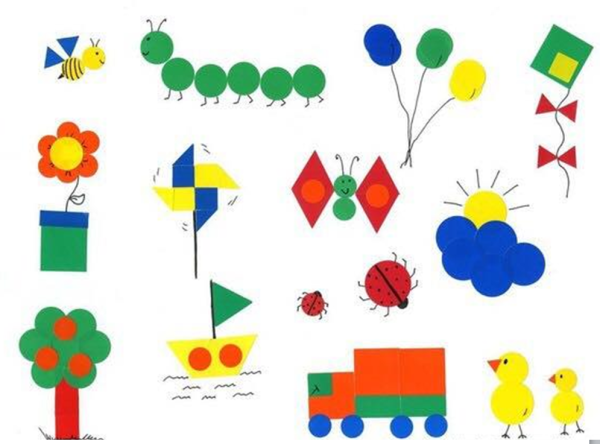 Изображения из геометрических фигур