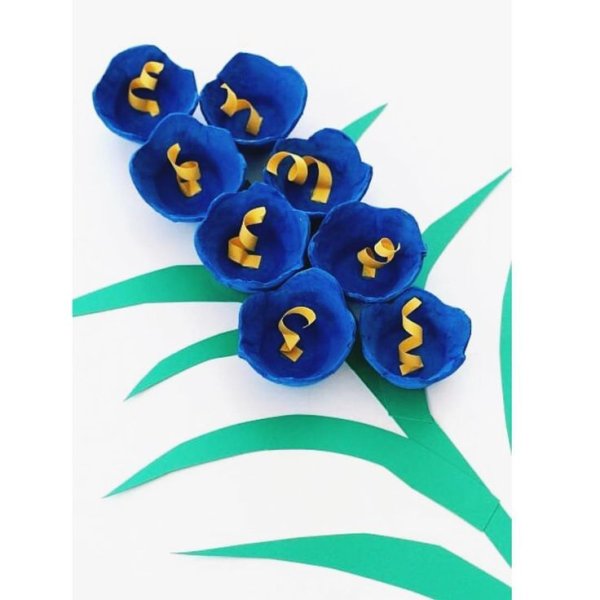 Объемная аппликация колокольчик