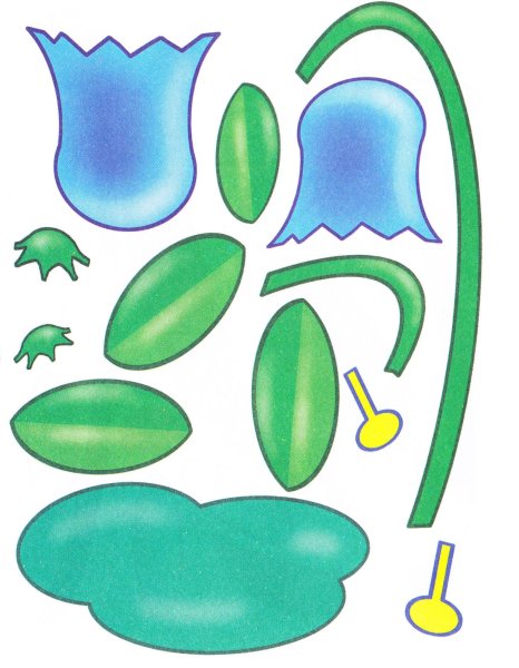 Заготовки для аппликации Весна