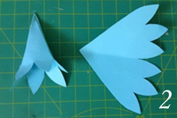 Цветы колокольчики объемные