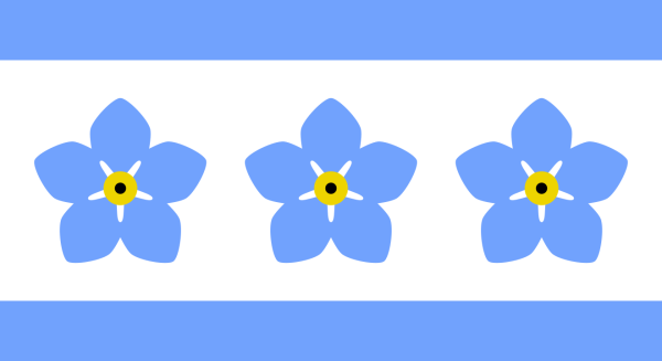 Цветные трафареты цветов