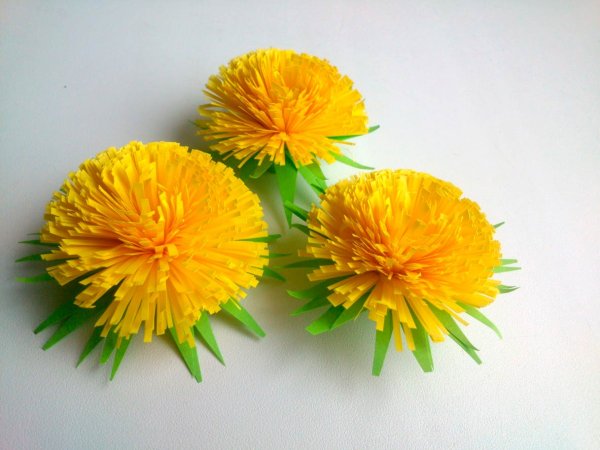 Квиллинг одуванчики