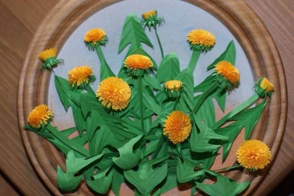 Поделка цветок одуванчик