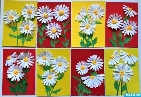 Аппликация Ромашка