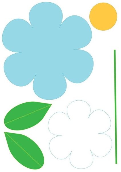 Трафареты цветов
