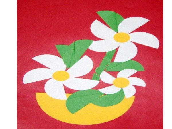 Аппликация из кругов