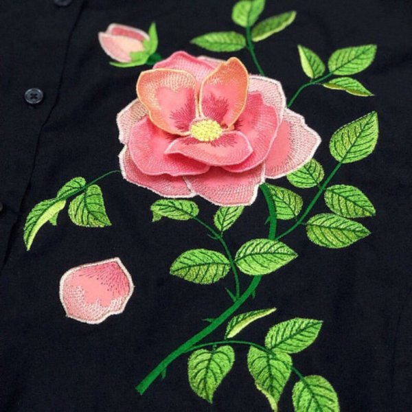 Машинная вышивка аппликация