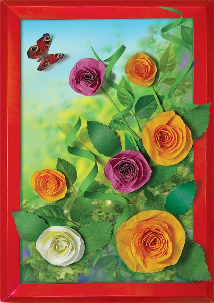 Цветочные панно и дети