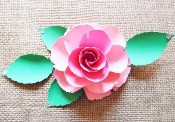 Поделка цветок роза