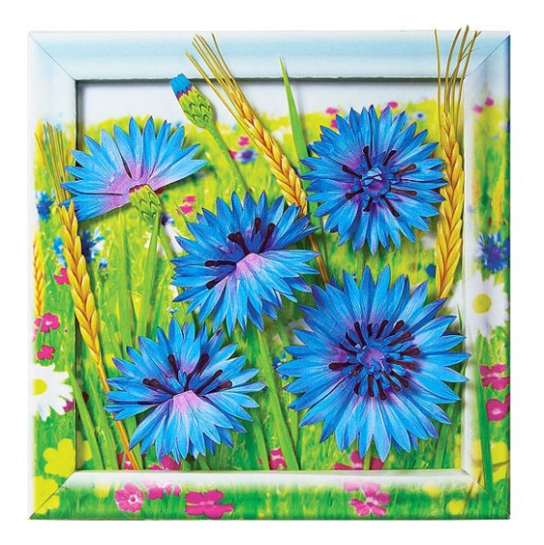 Панно с васильками