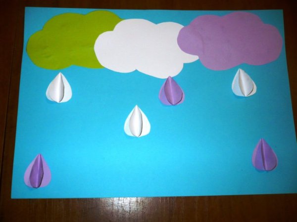 Объемная аппликация средняя группа