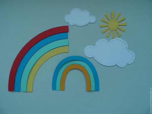Аппликация Радуга