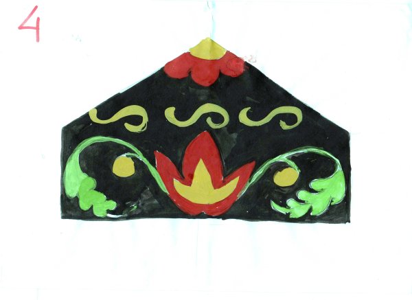 Татарская тюбетейка аппликация для детей