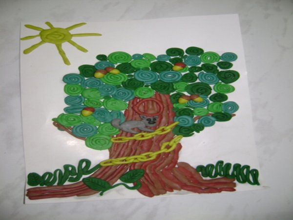 Поделка Лукоморье