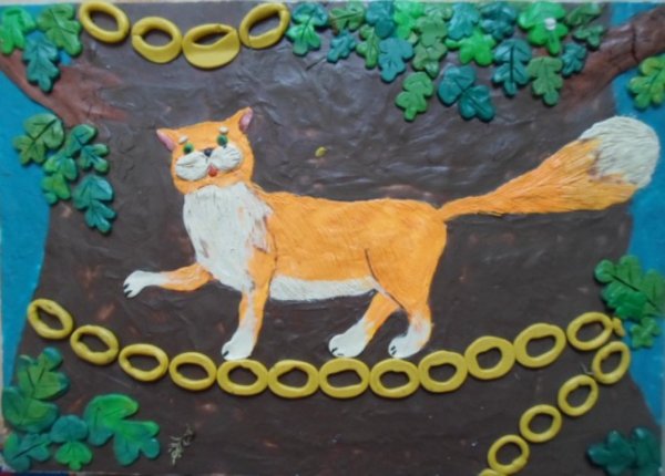 Кот ученый поделка