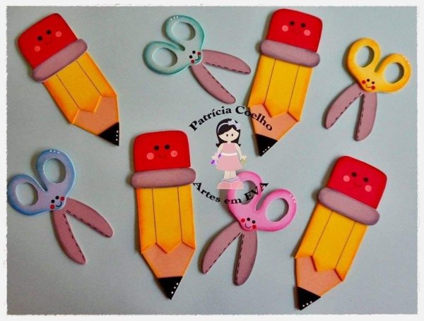 Поделки на тему школьные принадлежности