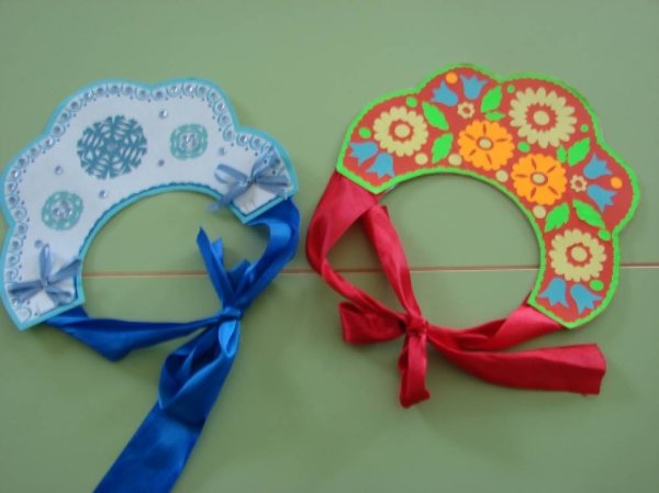 Украшение кокошника в детском саду