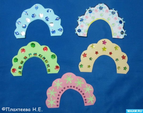 Рисование кокошник старшая группа