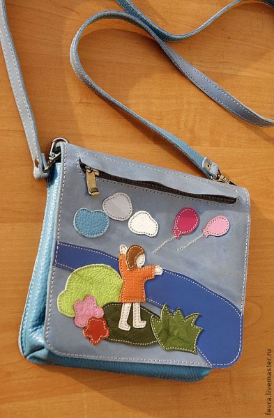 Аппликация на сумку из ткани