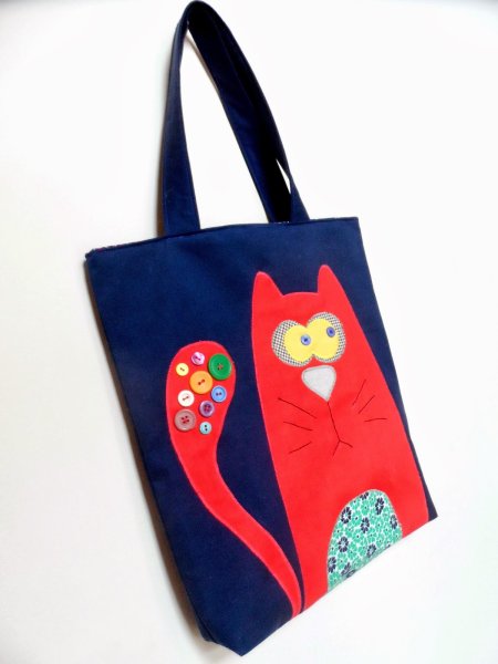 Аппликация на сумку из ткани