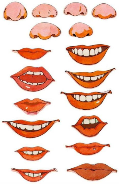 Поделки из бумаги рот