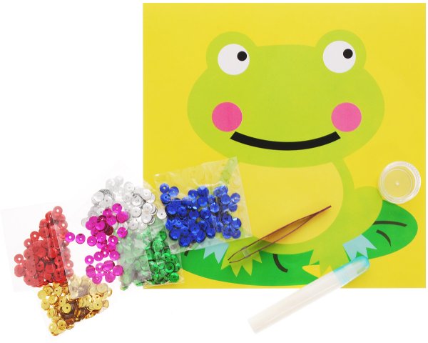 Аппликация из пушистиков