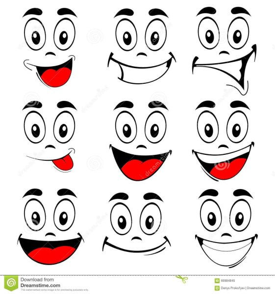 Глазки и ротик для поделок