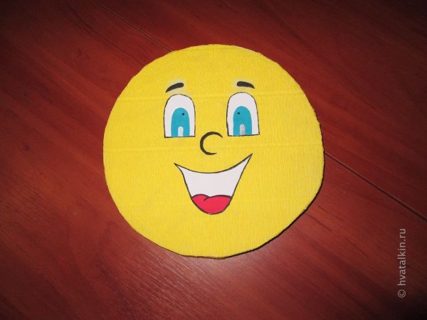 Солнышко из бумаги