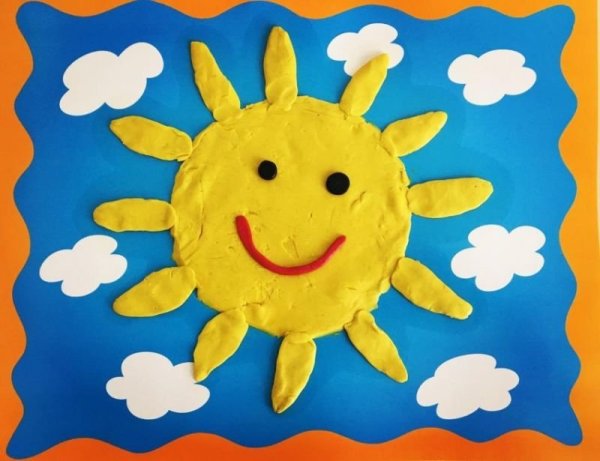 Аппликации солнце