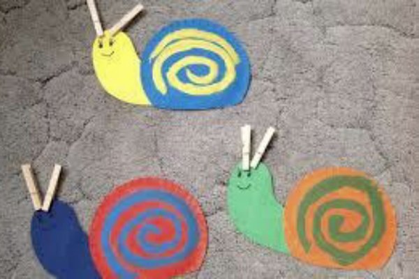 Аппликация улитка