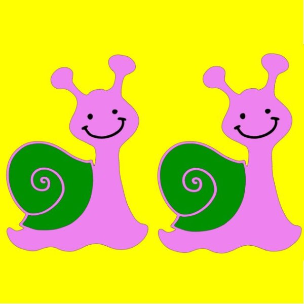 Аппликация улитка