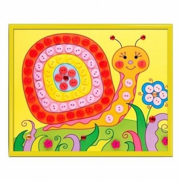 Аппликация из пуговиц