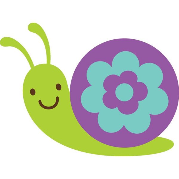 Аппликация улитка