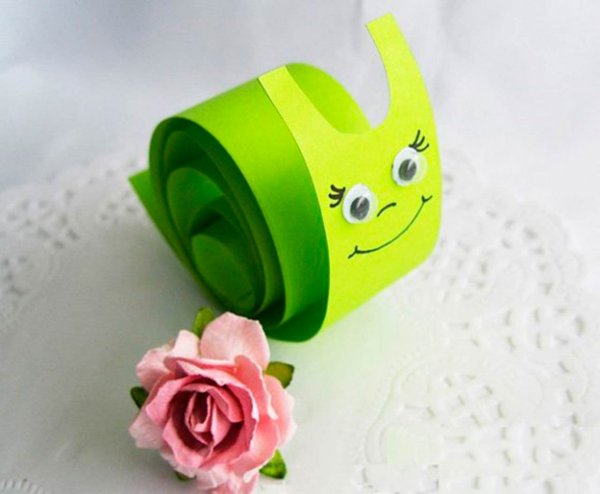 Поделка улитка