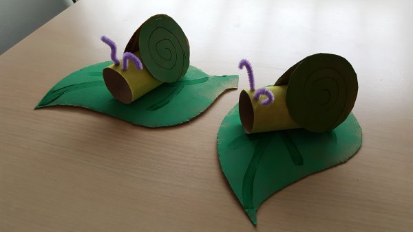 Аппликация улитка