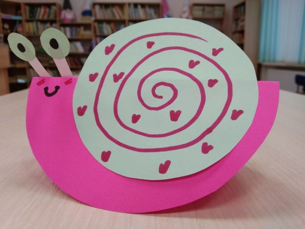 Поделка улитка из бумаги