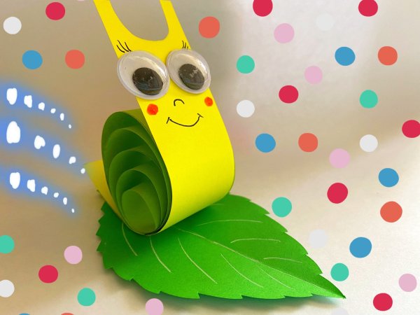 Аппликация улитка