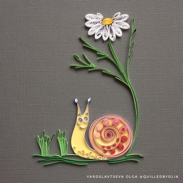 Аппликация квиллинг