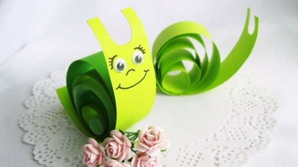 Улитка из полосок бумаги