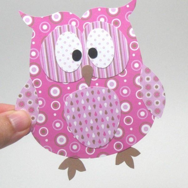 Аппликация Совушки