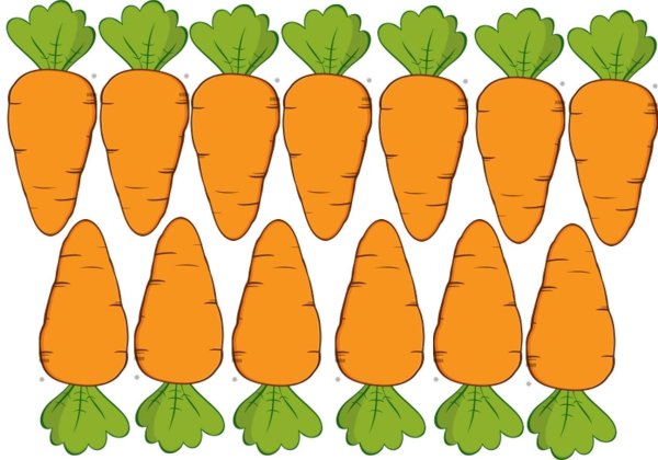 Морковки (счётный материал)