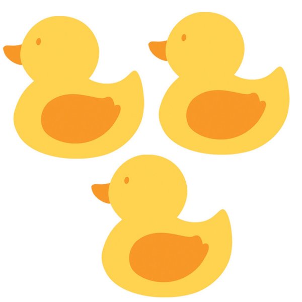 Утенок аппликация