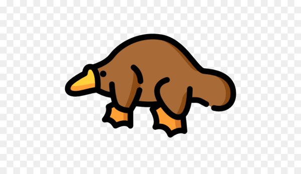 Силуэт утконоса