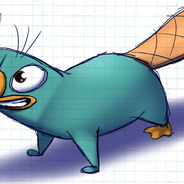 Перри Утконос арты