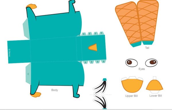 Распечатки поделок из бумаги