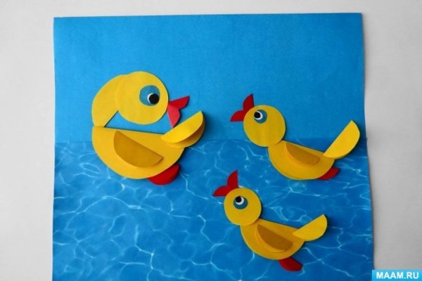 Аппликация домашние птицы