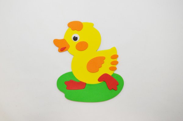 Утенок аппликация для детей