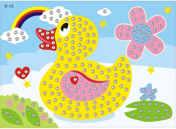 Мозаика. Уточка