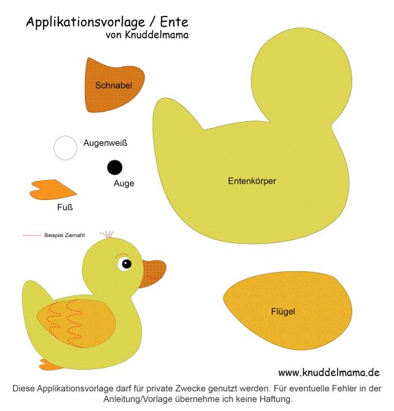 Утенок из фетра