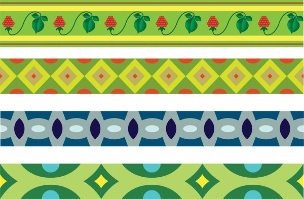 Геометрический орнамент в полосе